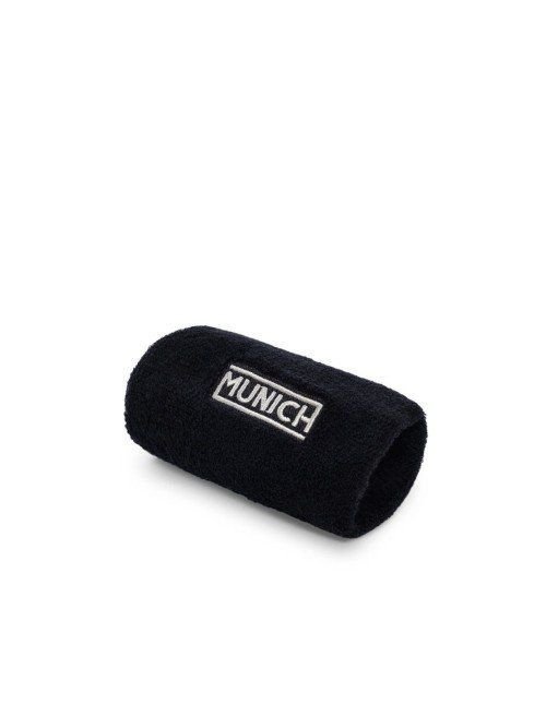 WRIST BAND BLACK-ECRU