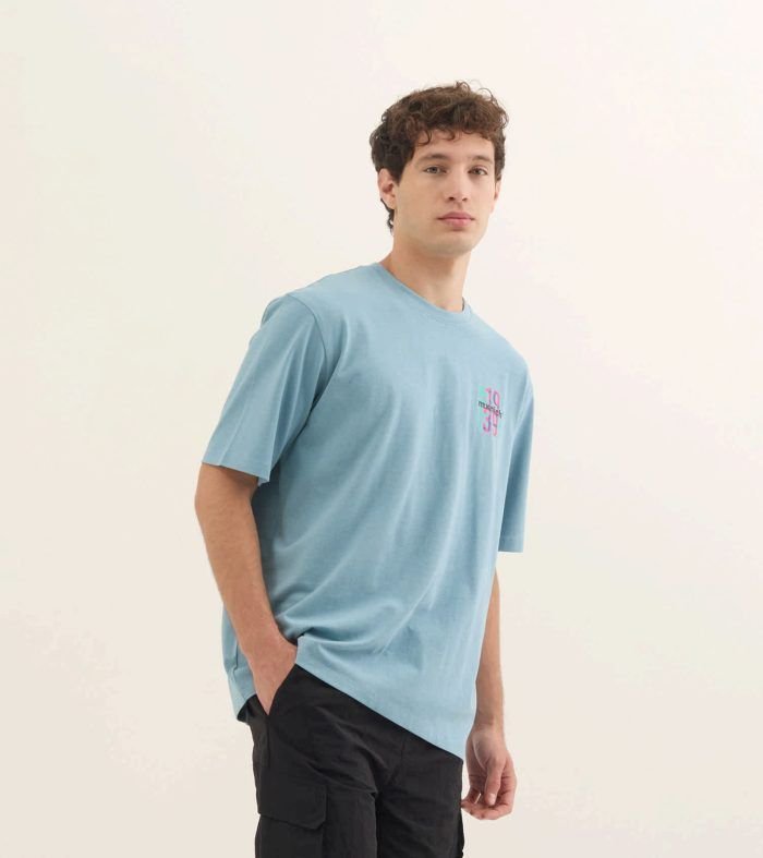 STREETWEAR T-SHIRT TURQUOISE